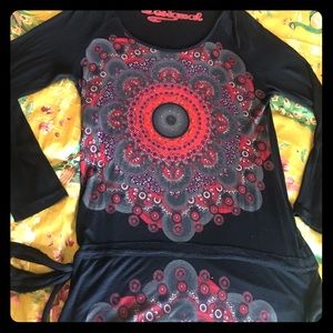 🎄Desigual gorgeous mandala top XXL